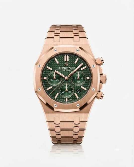 Aude.mars pigeu_t royal oak chronograph Green