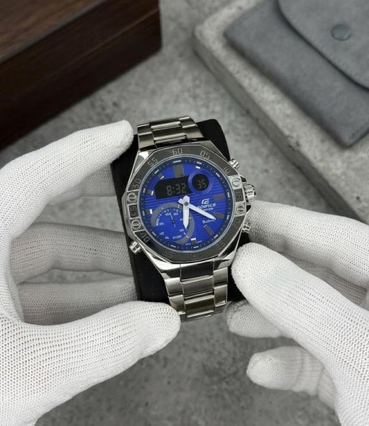 Ca.sio Edifice ECB-10 Silver Blue