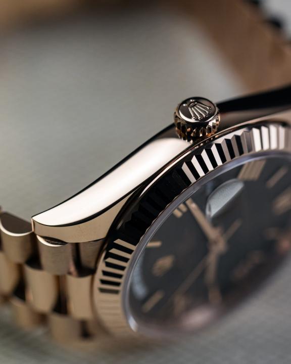 Role_x Oyster Perpetual Day Date 40 Battery Copper-Brown