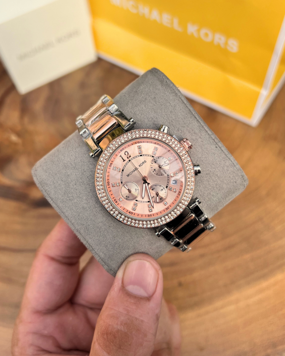 Mic.hael_Kors Parker 2Ton-Copper-Pink