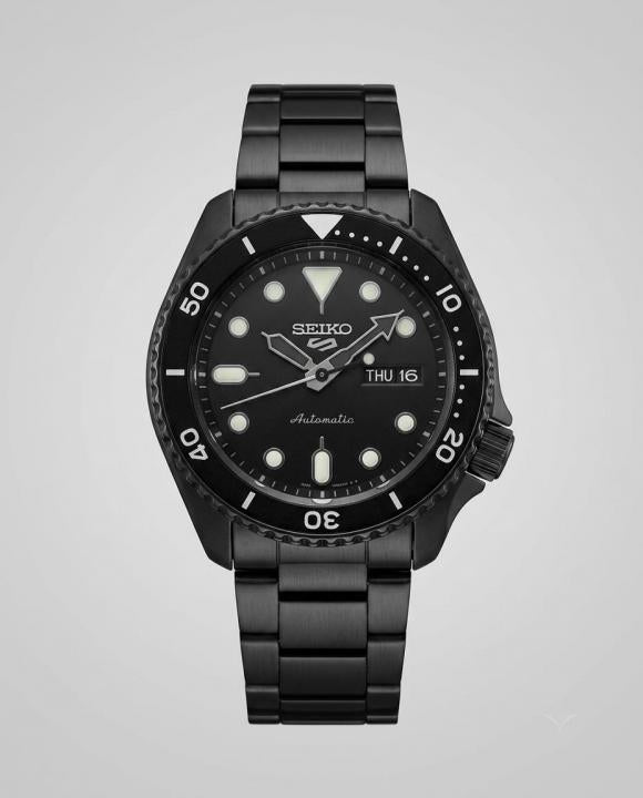 Sei.ko 5 Sports Automatic Full Black