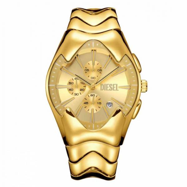Diesee_l Mercurial Chronograph gold & gold