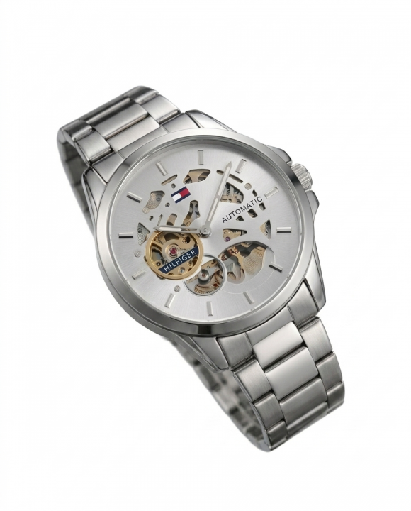 Tom.my Hilfige_r skeleton automatic