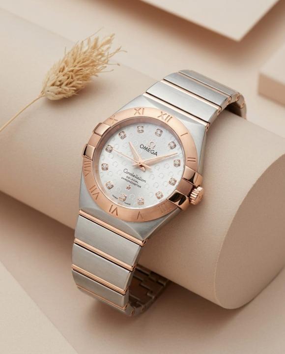 Omeg_a Constellation Sedna 2Ton-Copper-Grey Womens