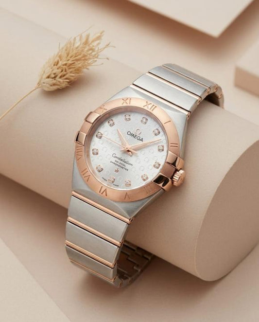 Omeg_a Constellation Sedna 2Ton-Copper-Grey Womens