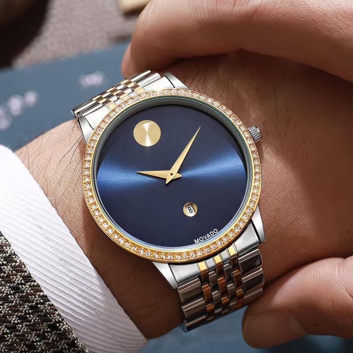 Mo.vado Museum Classic Diamond 2Ton-Gold-Blue