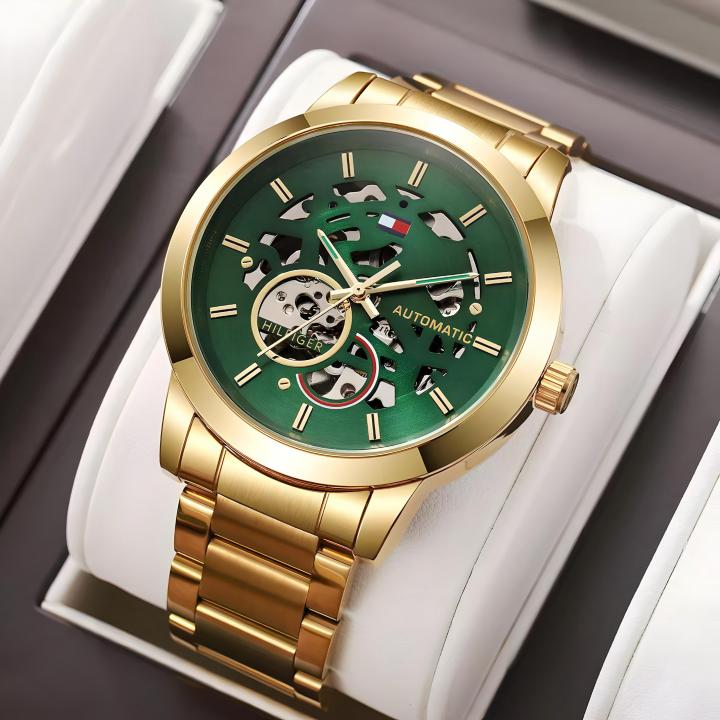 Tom.my Hilfige_r skeleton automatic