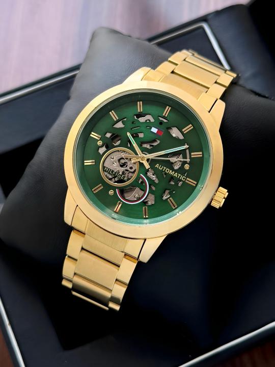 Tom.my Hilfige_r skeleton automatic