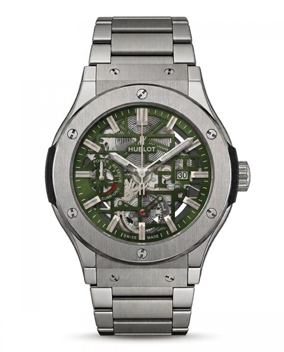 Hublo_t Big Bang Tourbillon Silver Green Dial