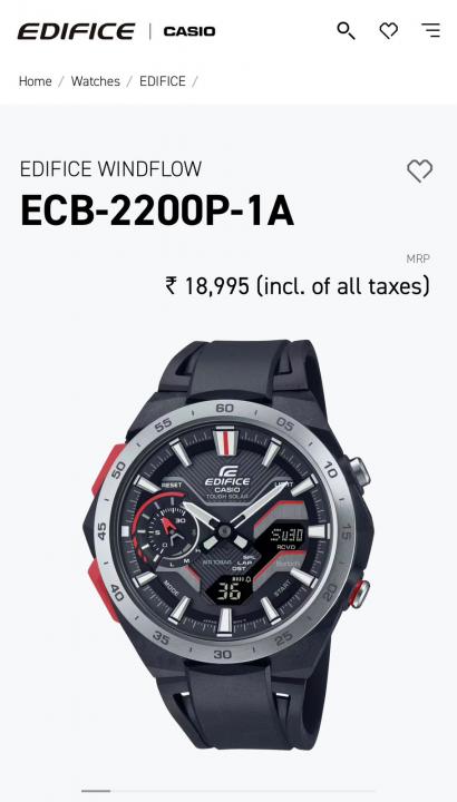 Cas.io Edifice Ecb-2200p