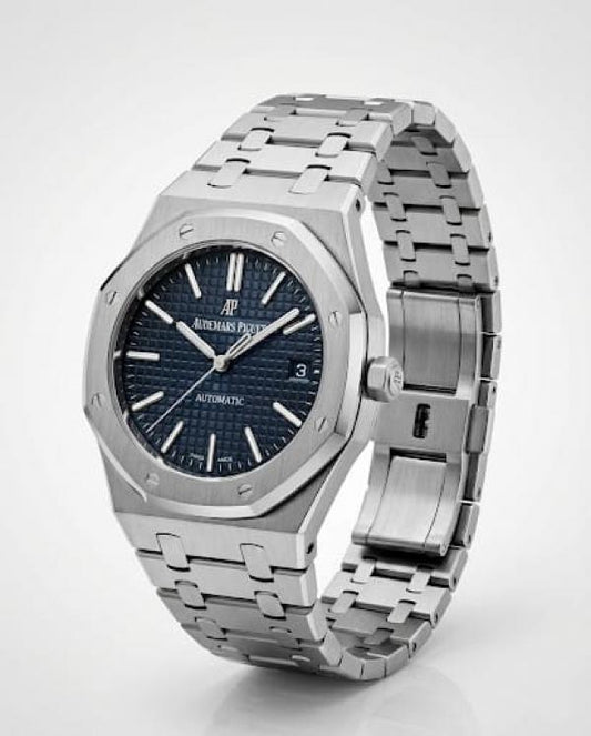 Audemars_piguet royal Oak Quartz Silver-Blue