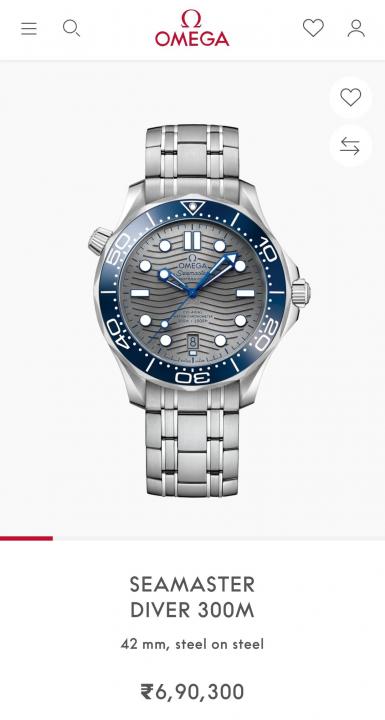 Omeg_a Seamaster Diver 300M Automatic Silver-Grey
