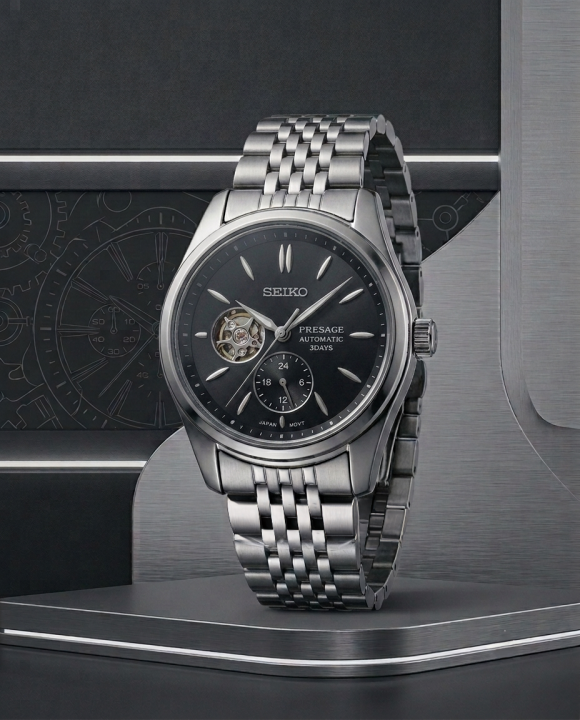 Sei.ko presage SPB471 Automatic silver Black