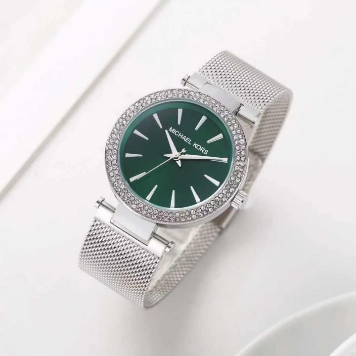 Mic.hael_Kors Darci Silver-Green