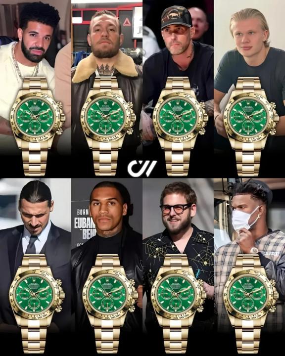Role_x Oyster Perpetual Daytona Chosmograph Gold-Green