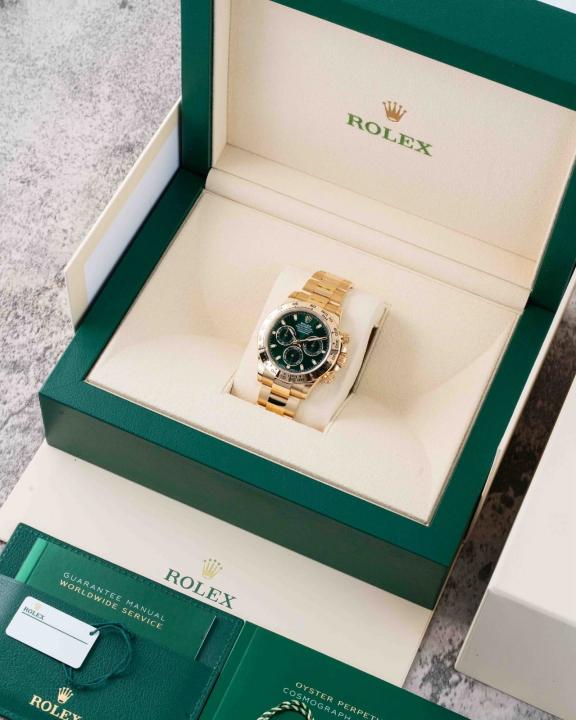 Role_x Oyster Perpetual Daytona Chosmograph Gold-Green