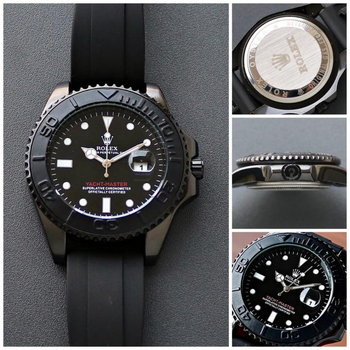 Rolee_x Oyster Perpetual Yach aster Battery Black