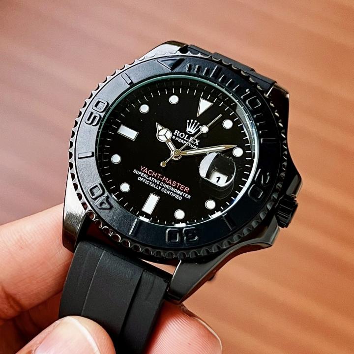 Rolee_x Oyster Perpetual Yach aster Battery Black