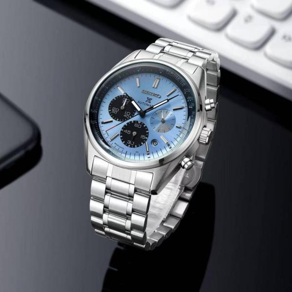 Sei.ko Prospex Chronograph Silver-Skyblue