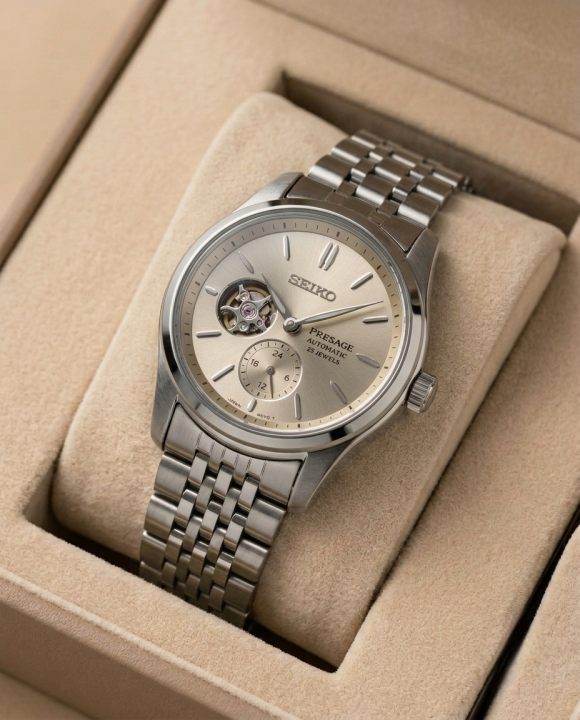 Sei.ko presage SPB471 Automatic silver White
