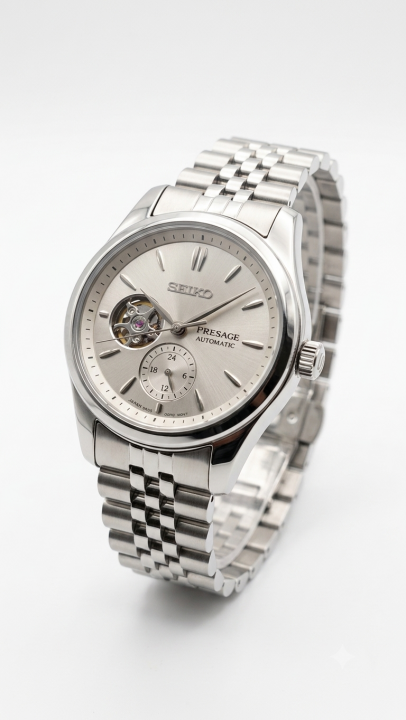 Sei.ko presage SPB471 Automatic silver White