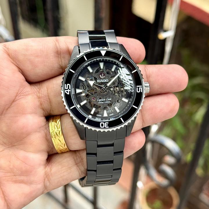 Rad_o Captain Cook HighTech Automatic Black-Silver
