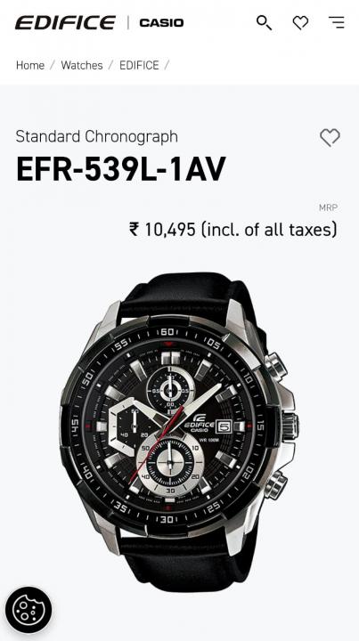 Ca.sio Edifice Efr539