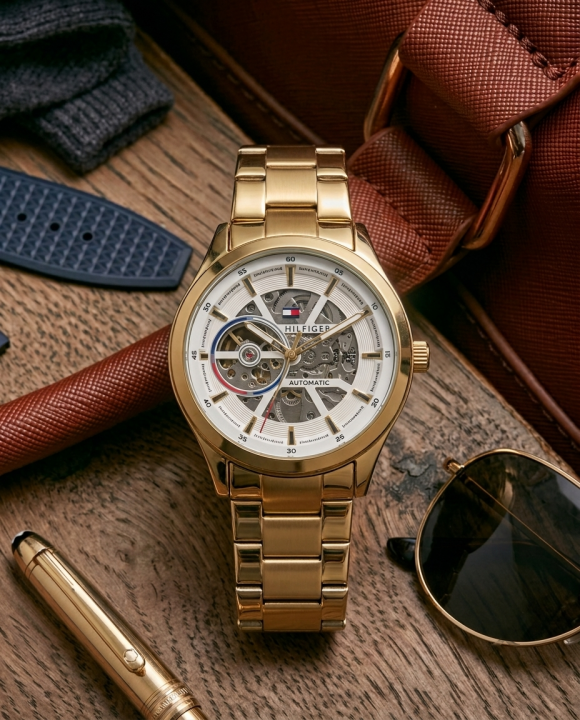Tom.my Hilfige_r Automatic Gold-White