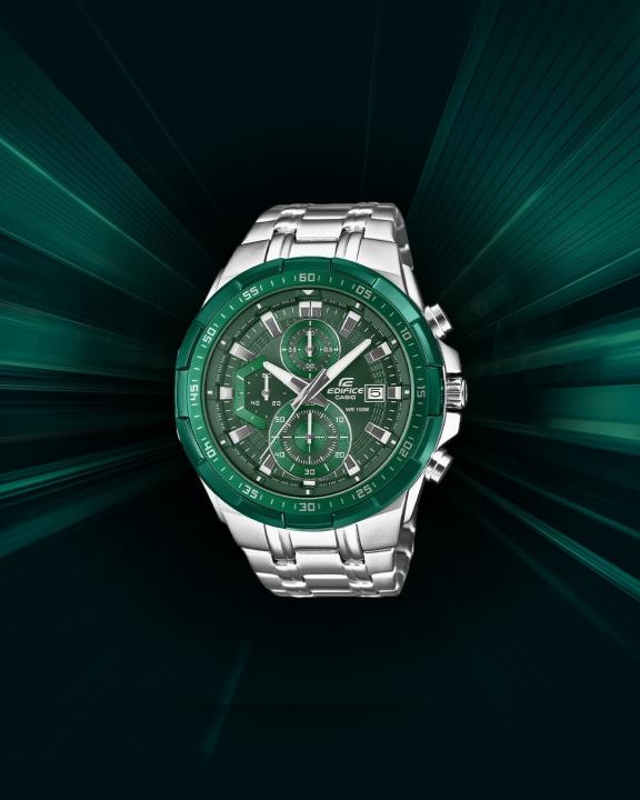 Casi..o Edifice Efr539 Silver-Green