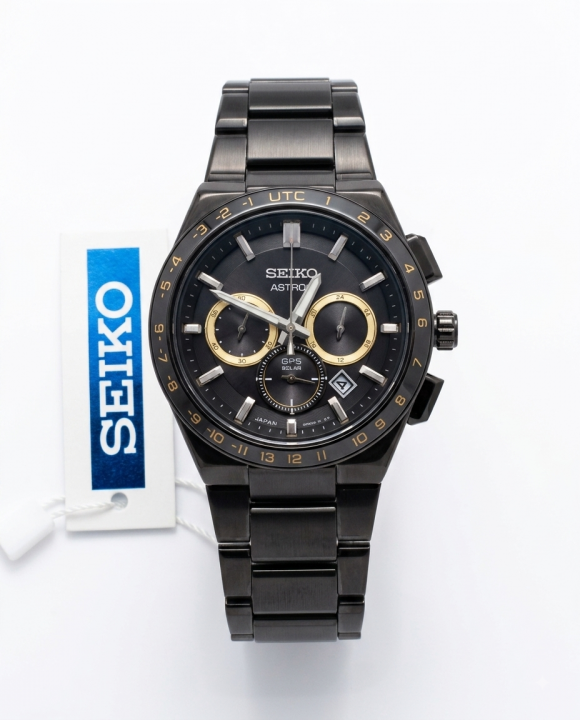 Sei.ko Astron Full Black Gold Chorno