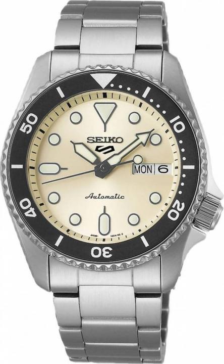Sei.ko 5 Sports Automatic silver light yellow