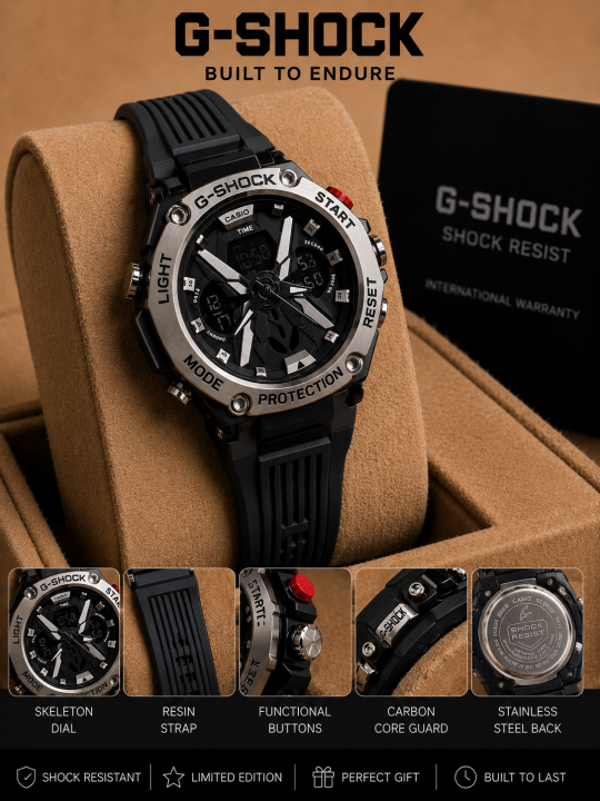 Cas.io G shock Black Roadster - J107
