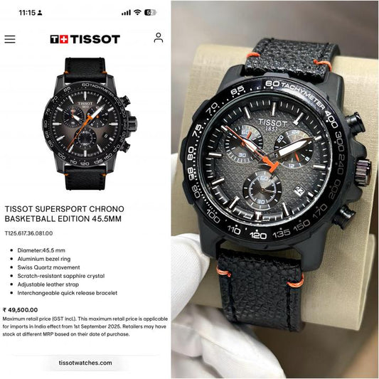 Tissoo_t SUPERSPORT CHRONO BASKETBALL EDITION 45.5MM
