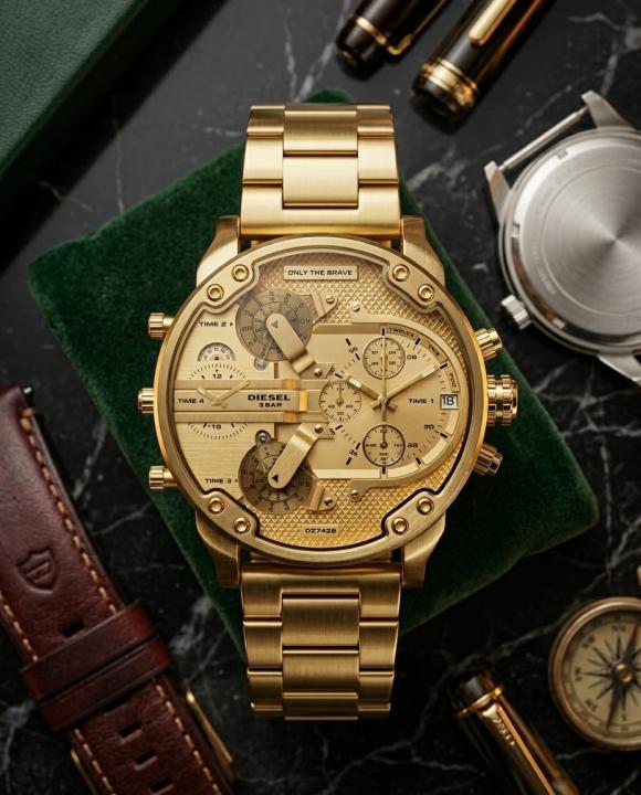 Diesee_l 3 Bar Big Dady Heavy Quality Gold-Gold