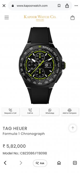 Tag Heue_r Formula 1 Chronograph