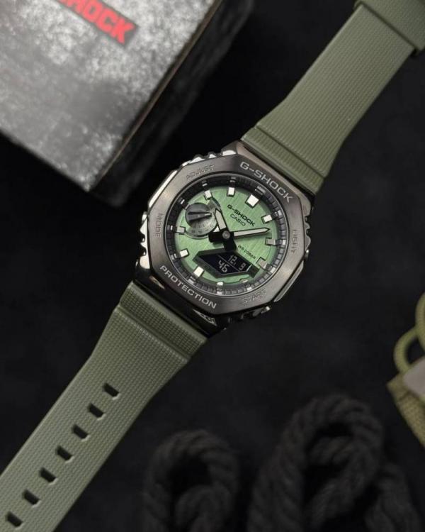 Ca.sio g shock gm2100 full green