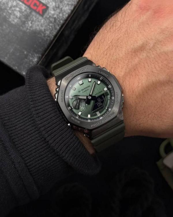 Ca.sio g shock gm2100 full green