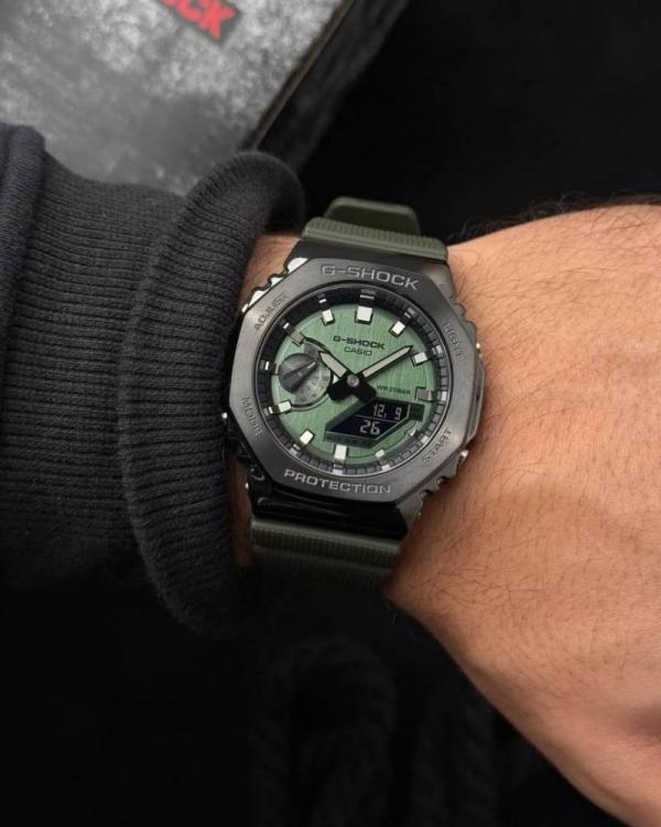 Ca.sio g shock gm2100 full green