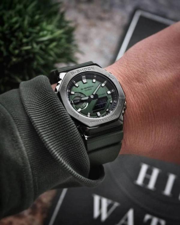 Ca.sio g shock gm2100 full green