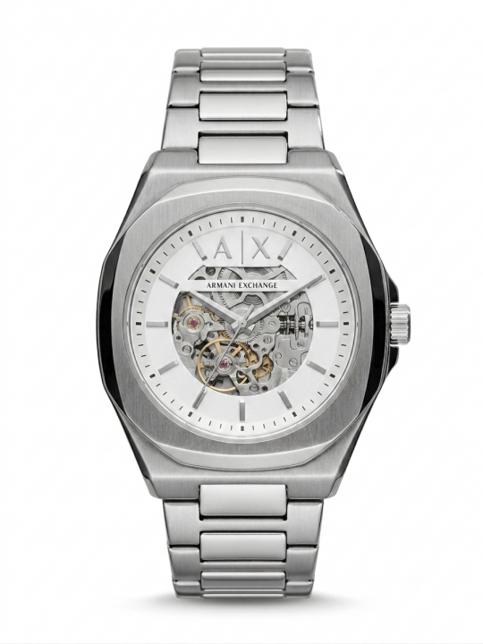 Arman_i Exchange Ax2418 Hampton Automatic Silver-White
