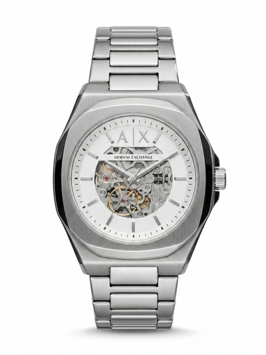 Arman_i Exchange Ax2418 Hampton Automatic Silver-White