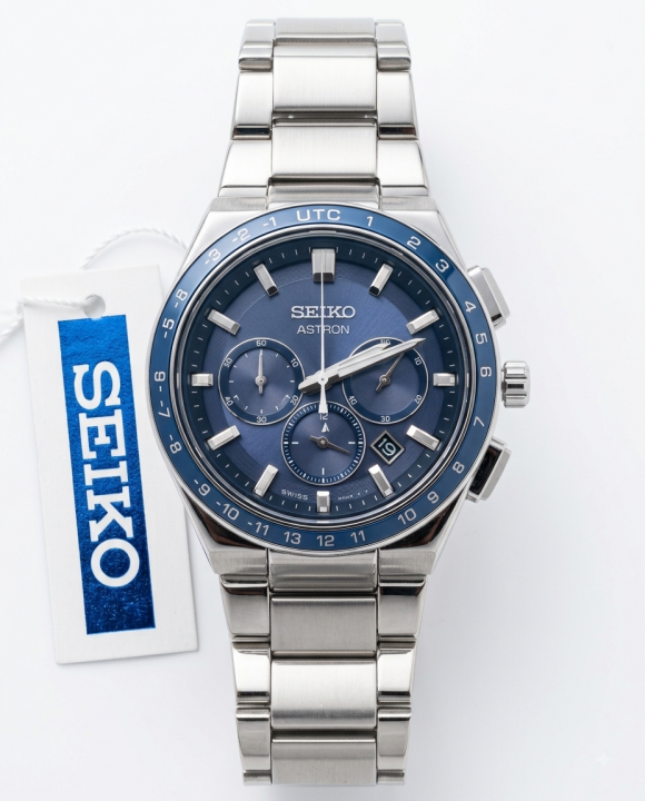 Sei.ko Astron Silver Blue Dial