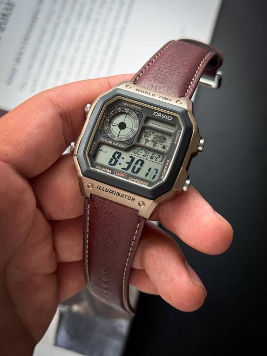 Ca.sio AE-1200 Illuminator Brown - J1234