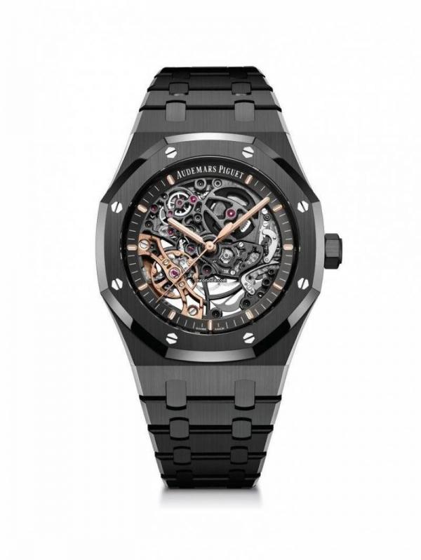 Aude.mars piguee_tRoyal Oak Skeleton Automatic Blacke
