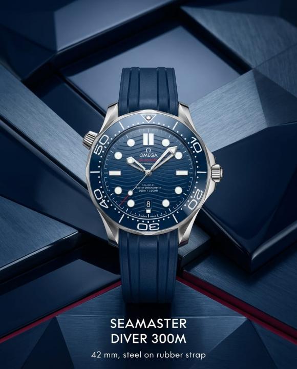 Omeg_a Seamaster Diver 300M Automatic Blue-Silver-Blue