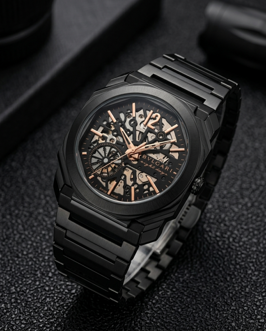Bvl.gari Octo Finissimo Skeleton Automatic