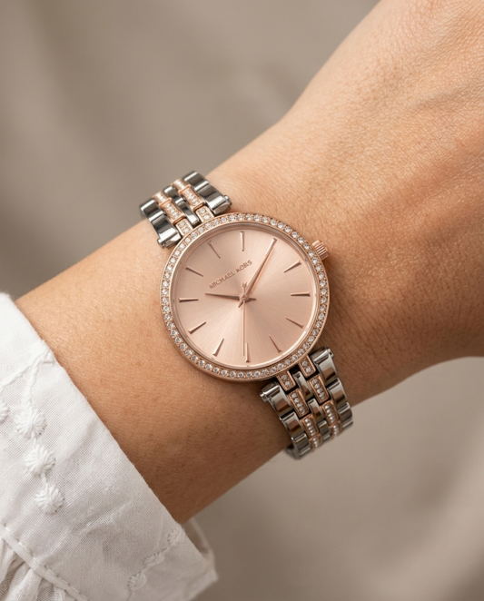 Mic.haee_l Kors Darci Tuton Rose Gold Pink