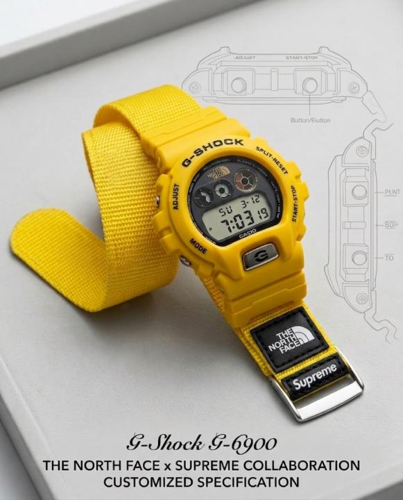 Ca.sio G-Shock x Supreme x The North Fac_e Special Edition