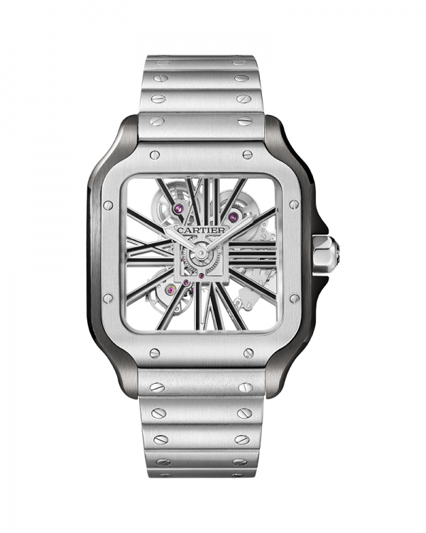 Cartie_r Santos Skeleton Battery Silver-Black