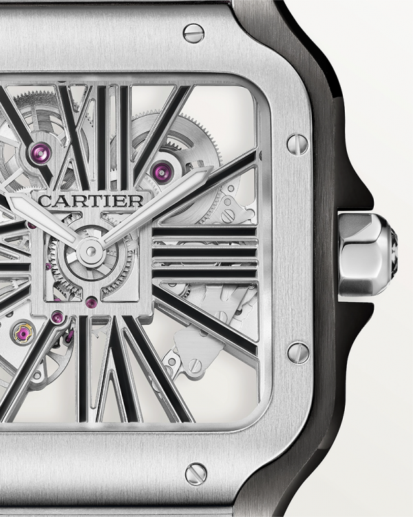 Cartie_r Santos Skeleton Battery Silver-Black